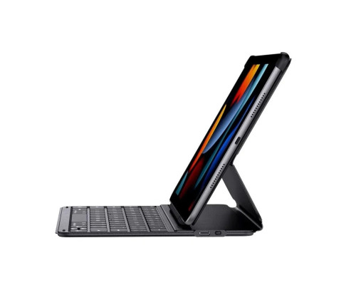 Клавіатура Baseus Brilliance Series Magnetic Keyboard Case for Pad (2019/2020/2021) 10.2″ Cluster Black (with Simple Series Type-C Cable) (P40112602111-01)