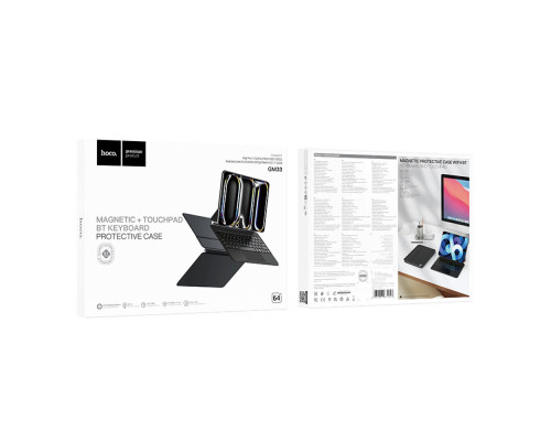 Клавіатура HOCO GM33 Smart keyboard for Pad(10.9/11 inches english version) Black (6942007631327)