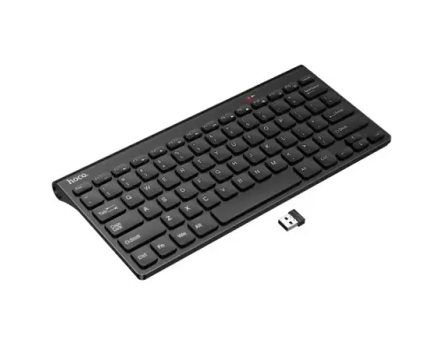 Бездротова клавіатура HOCO GM70 Dragon 2.4G wireless mini keyboard(russian version) Чорний mag-6942007670616151861
