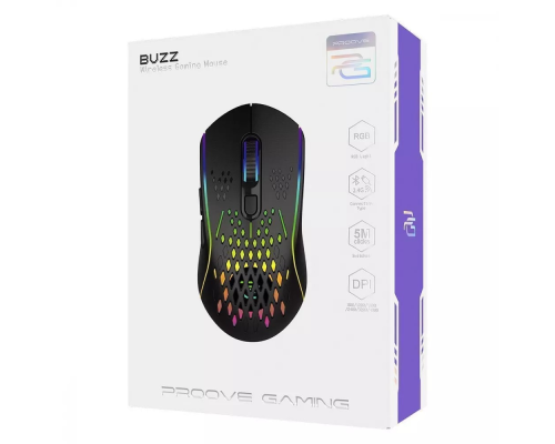 Мишка бездротова ігрова Proove Gaming Buzz black PLS-00-00131719