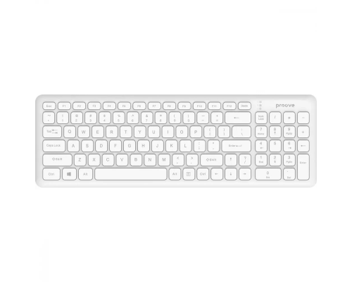 Клавіатура бездротова Proove Classic Code white PLS-00-00130905