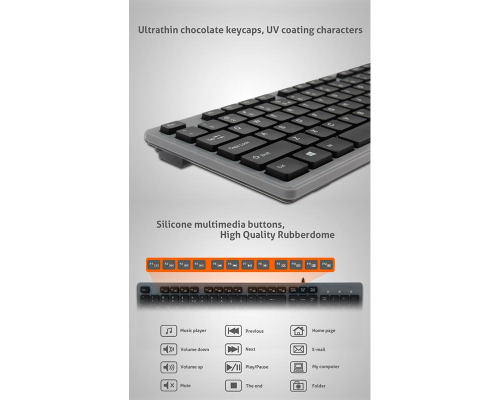 Клавіатура дротова MeeTion K841 black PLS-00-00140747