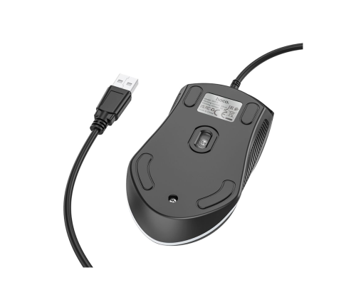 Мишка дротова Hoco GM19 black PLS-00-00138171