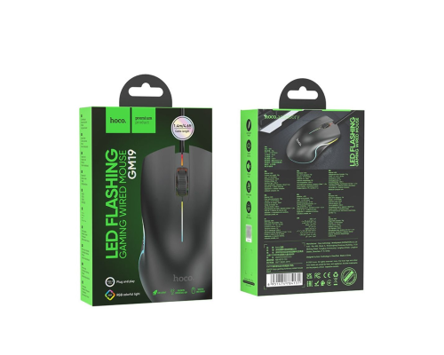 Мишка дротова Hoco GM19 black PLS-00-00138171