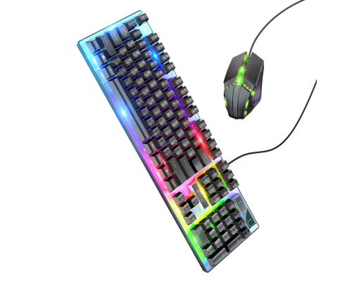 Комплект клавіатура+мишка Hoco GM18 black PLS-00-00122805