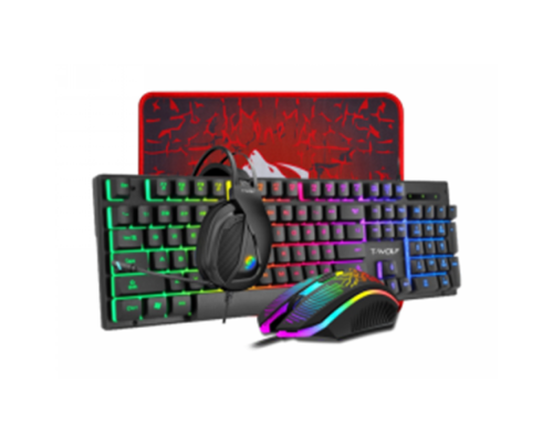 Ігровий комплект 4в1 T-Wolf TF-400 Колір Чорний 6971252210186 ma35859_3605430