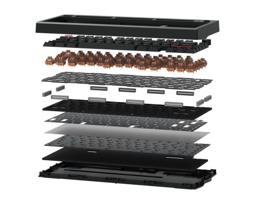 Клавіатура Ігрова бездротова Fantech MAXFIT8 MK921 Brown Switch Колір Чорний 6977052252845 ma38255_3667977