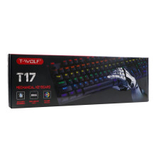 Клавіатура TWolf T17 LED Blue Switch М'ята упаковка Колір Чорний 2020000489498 ma38727_3868040