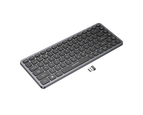 Клавіатура бездротова Borofone BG16 Cloud (2.4G+Bluetooth 5.0) Колір Чорно-сірий 6941991119118 ma36603_3608640