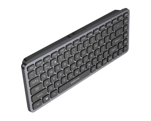 Клавіатура бездротова Borofone BG16 Cloud (2.4G+Bluetooth 5.0) Колір Чорно-сірий 6941991119118 ma36603_3608640