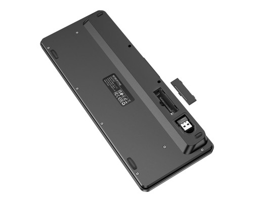 Клавіатура бездротова Borofone BG16 Cloud (2.4G+Bluetooth 5.0) Колір Чорно-сірий 6941991119118 ma36603_3608640