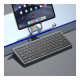 Клавіатура бездротова Borofone BG16 Cloud (2.4G+Bluetooth 5.0) Колір Чорно-сірий 6941991119118 ma36603_3608640
