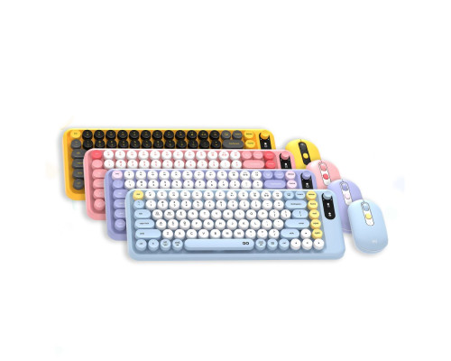 Бездротова Клавіатура і Миша Fantech Go WK898 MOCHI Колір Біло-блакитний 6977052251374 ma38256_3667978