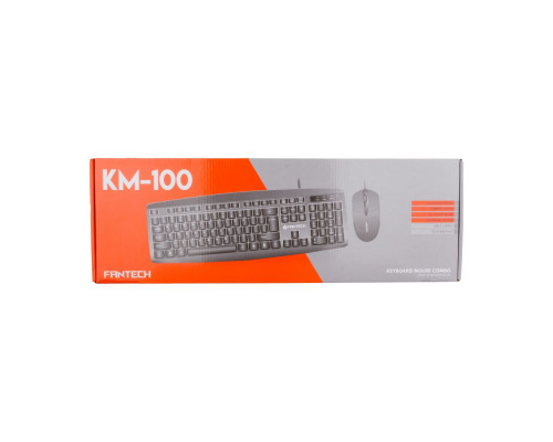 Клавіатура і Миша Fantech KM100 Колір Чорний