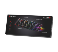 Клавіатура Ігрова Fantech MAXFIT 87 MK856 RGB Red Switch Колір Чорний