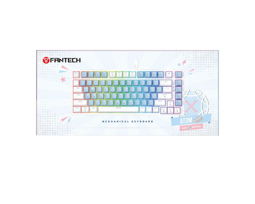 Клавіатура Ігрова Fantech ATOM X83 MK612 AME Rosie Switch Колір Блакитний 6977052252210 ma38281_3668022