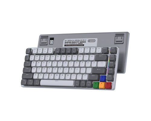 Клавіатура Ігрова бездротова Fantech MAXFIT AIR83 MK915 Brown Switch Колір Сірий 6972661280616 ma37856_3664925