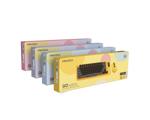 Бездротова Клавіатура і Миша Fantech Go WK898 MOCHI Колір Чорно-жовтий 6977052251350 ma38256_3667981