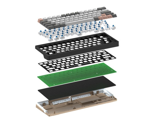 Клавіатура Ігрова бездротова Fantech ATOM PRO63 MK912 MERCURY Red Switch Колір Черный 2020000495604 ma38299_3668137