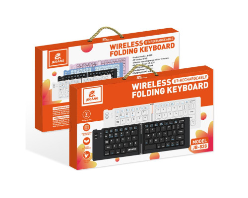 Клавіатура бездротова JEQANG JB-828 Foldable Bluetooth Колір Чорний 6906879828285 ma38021_3667304