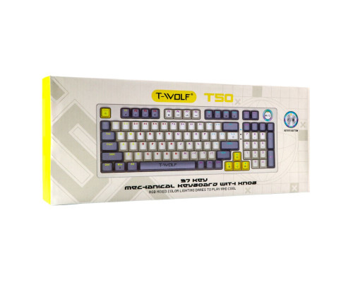 Клавіатура TWolf T50 Blue Switch м'ята упаковка Колір Чорний 2020000495628 ma35904_3605792