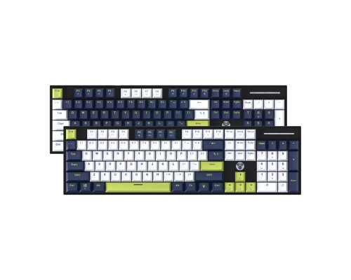Клавіатура Ігрова Fantech ATOM104S MK878S Mori Blue Switch Колір Білий 6977052250124 ma37539_3663146