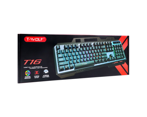 Клавіатура Ігрова TWolf T16 М'ята упаковка Колір Чорний 2020000488101 ma38627_3867550
