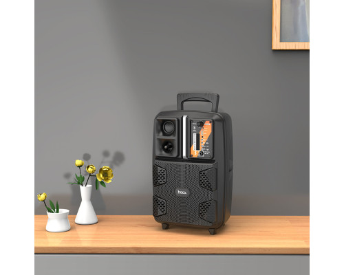 Портативна колонка HOCO BS37 Dancer outdoor wireless speaker Black (6931474727602)