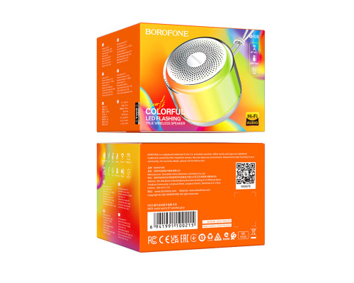 Портативна колонка BOROFONE BR28 Joyful sports BT speaker Gray