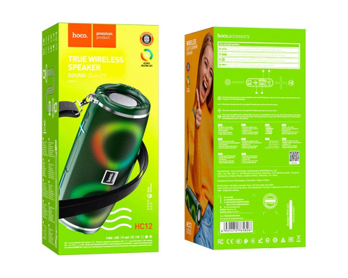 Портативна колонка HOCO HC12 Sports BT speaker Dark Green