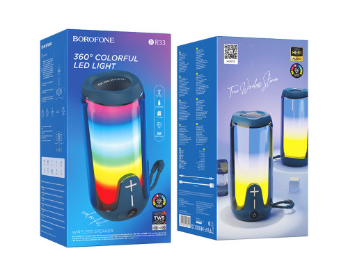 Портативна колонка BOROFONE BR33 Pulse color sports BT speaker Navy Blue