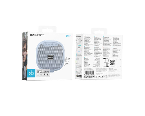 Портативна колонка BOROFONE BR47 Star sports BT speaker Blue Star (6941991118142)