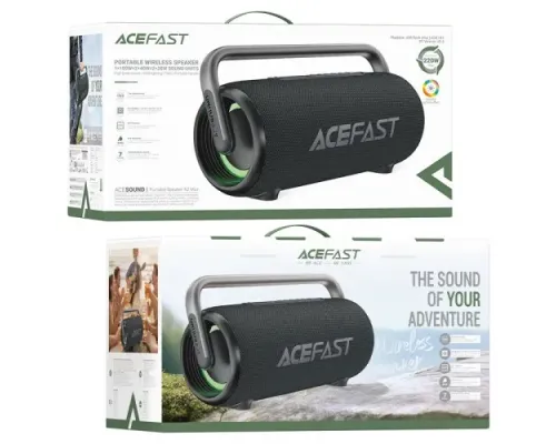Акустична система ACEFAST K2 Max portable wireless speaker Black mag-6974316285328153349