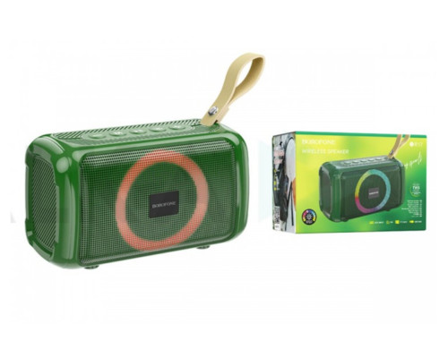 Портативна колонка BOROFONE BR17 Cool sports wireless speaker Dark Green