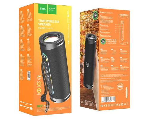 Портативна колонка HOCO HC9 Dazzling pulse sports BT speaker Black