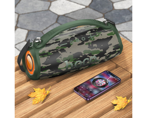 Портативна колонка HOCO HA4 Surge outdoor BT speaker Camouflage Green