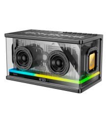 Портативна колонка HOCO BS62 Flash cold energy 2.1 desktop BT speaker Black (6942007629836)