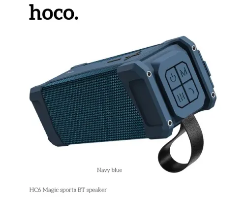 Акустична система HOCO HC6 Magic sports BT speaker Navy Blue Деф.пак mag-2000001592014146668