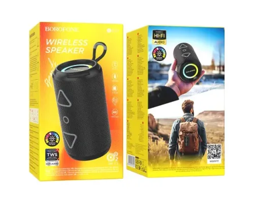 Акустична система BOROFONE BR37 Noble sports BT speaker чорна mag-6941991107160152218