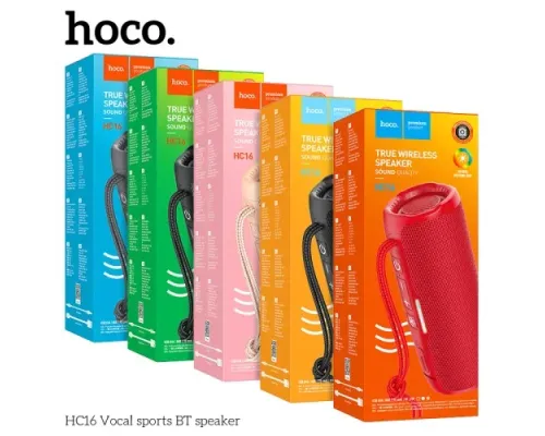 Акустична система HOCO HC16 Vocal sports BT speaker Gray mag-6931474791474144437
