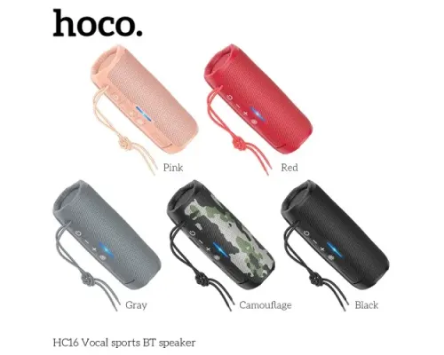Акустична система HOCO HC16 Vocal sports BT speaker Gray mag-6931474791474144437
