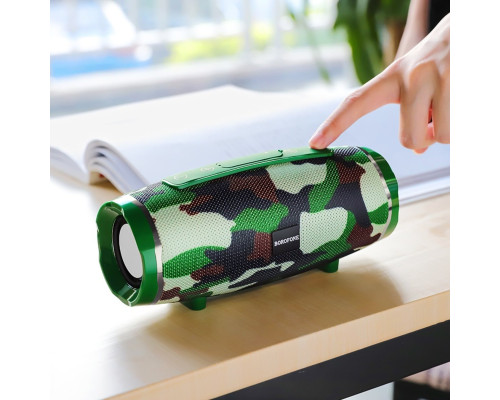 Портативна колонка BOROFONE BR3 Rich sound sports wireless speaker Camouflage Green