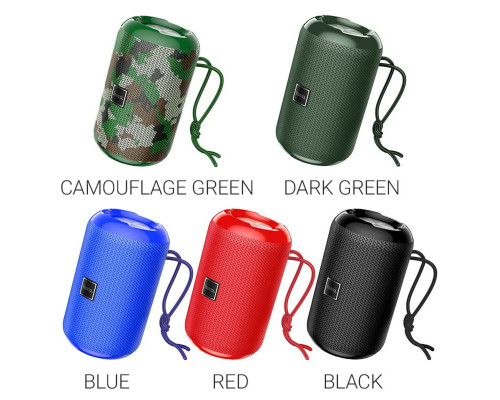 Портативна колонка HOCO HC1 Trendy sound sports wireless speaker Camouflage Green (6931474740212)