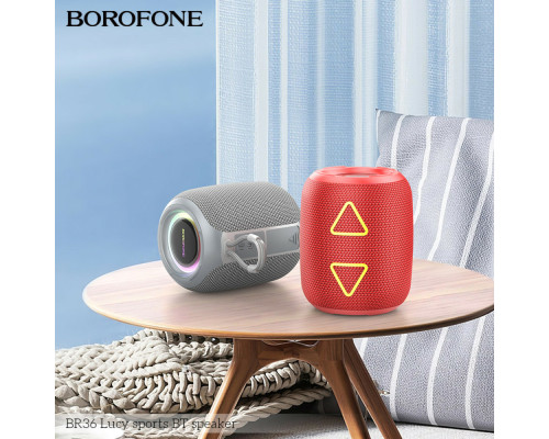 Портативна колонка BOROFONE BR36 Lucy sports BT speaker Red