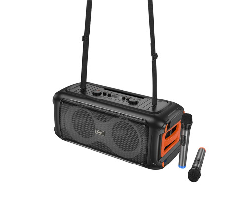 Портативна колонка HOCO HA9 Kayman dual-mic outdoor BT speaker Black