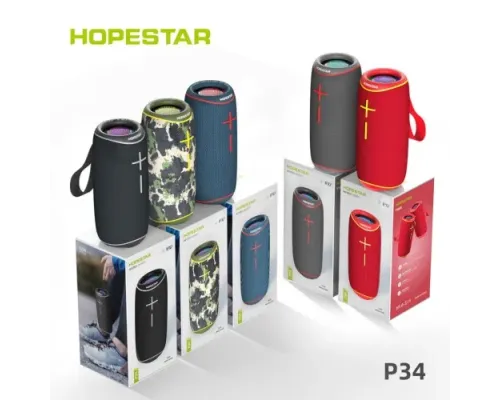 Колонка Bluetooth HOPESTAR P34 20W Blue mag-2000001642375146909