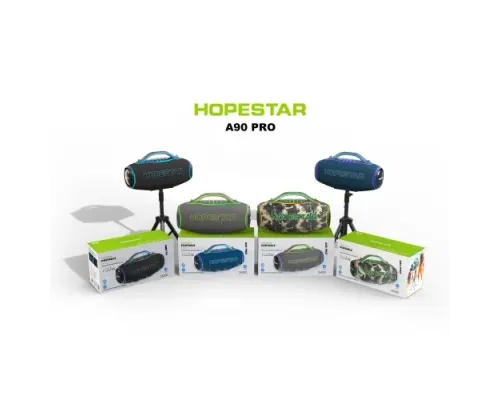 Колонка Bluetooth HOPESTAR A90 PRO with 2pcs UHF microphone 700W Black mag-2000001667934153388