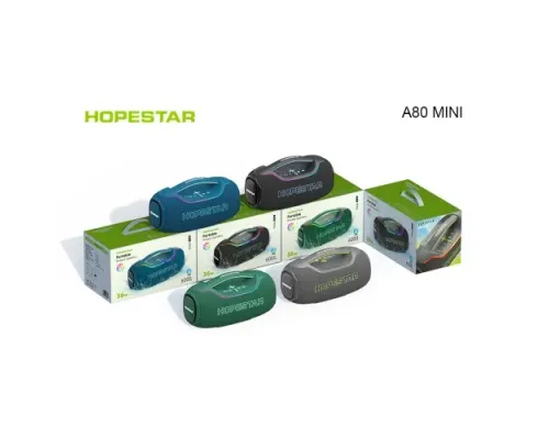 Колонка Bluetooth HOPESTAR A80 MINI 36W Black mag-2000001668030153398