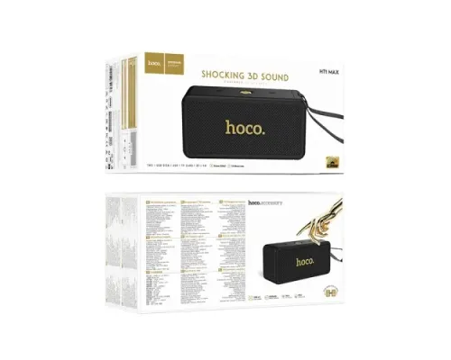 Акустична система HOCO HT1 Max Marquis sports BT speaker black mag-6942007654647145058