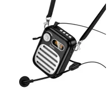 Акустична система HOCO L23 Lemony speaker with wired microphone Black mag-6942007672160152830